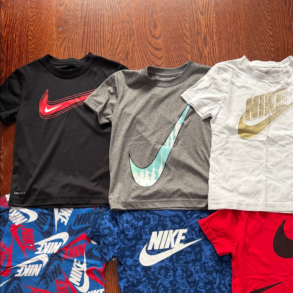 Nike boys T-Shirt and Shorts Collection - Black, Red, Blue - Picture 2 of 4